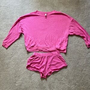 Pac Sun loungewear set. Size small bottom and extra small top.